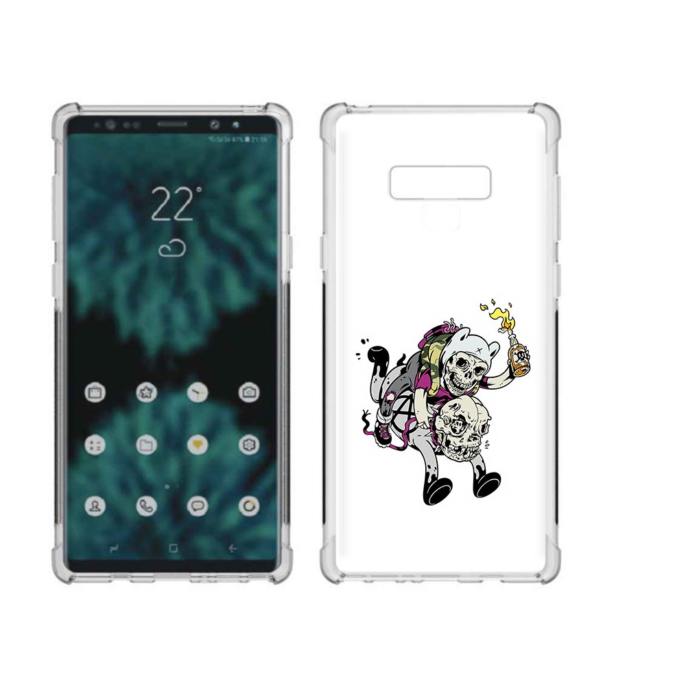 

Чехол MyPads Tocco для Samsung Galaxy Note 9 время приключений скелеты (PT115235.598.277), Прозрачный, Tocco