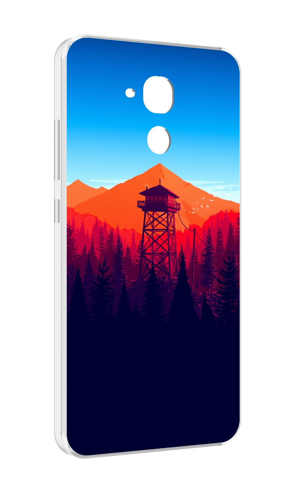 

Чехол MyPads лес с оранжевыми горами для Huawei Honor 5C/7 Lite/GT3 5.2, Прозрачный, Tocco