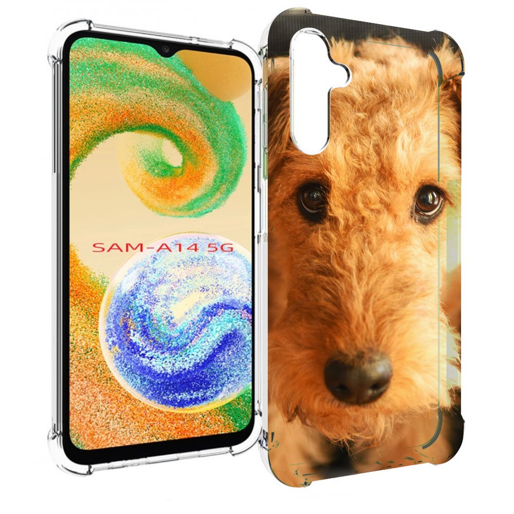 

Чехол MyPads эрдельтерьер для Samsung Galaxy A14 4G/ 5G, Прозрачный, Tocco