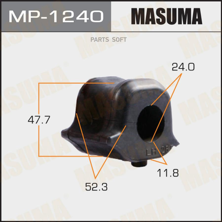 Втулка стабилизатора  лев. перед. MASUMA MP-1240