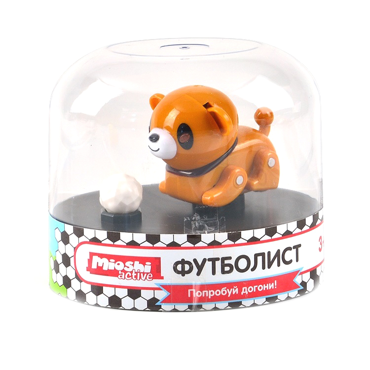 

MIOSHI active Игрушка и/к Футболист 8 см, свет, звук, Коричневый