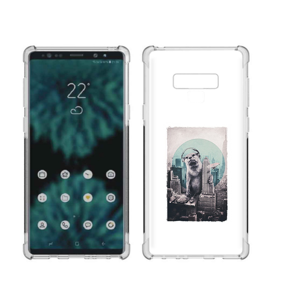 

Чехол MyPads Tocco для Samsung Galaxy Note 9 выдра в городе (PT115235.598.283), Прозрачный, Tocco