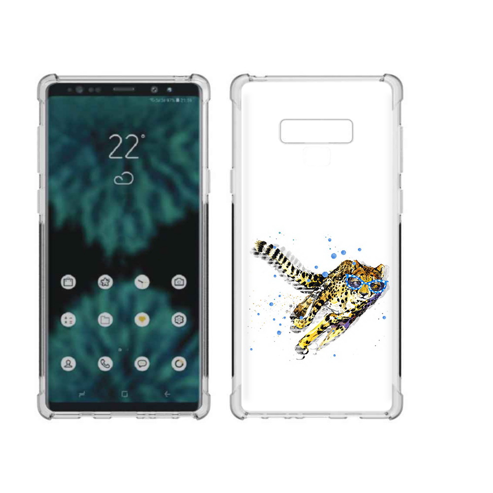 

Чехол MyPads Tocco для Samsung Galaxy Note 9 гепард в очках (PT115235.598.287), Прозрачный, Tocco