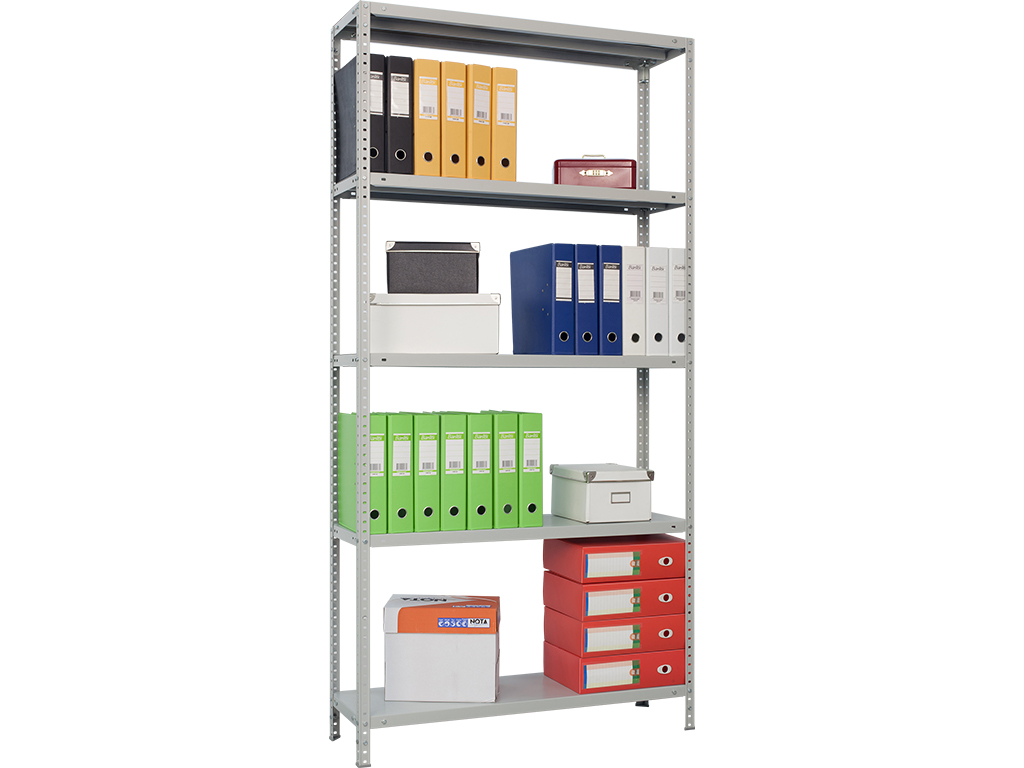 

Стеллаж офисный MS Standart 200/100х25/5 (5 полок), MS Standart 200/100х25/5 (5 полок)