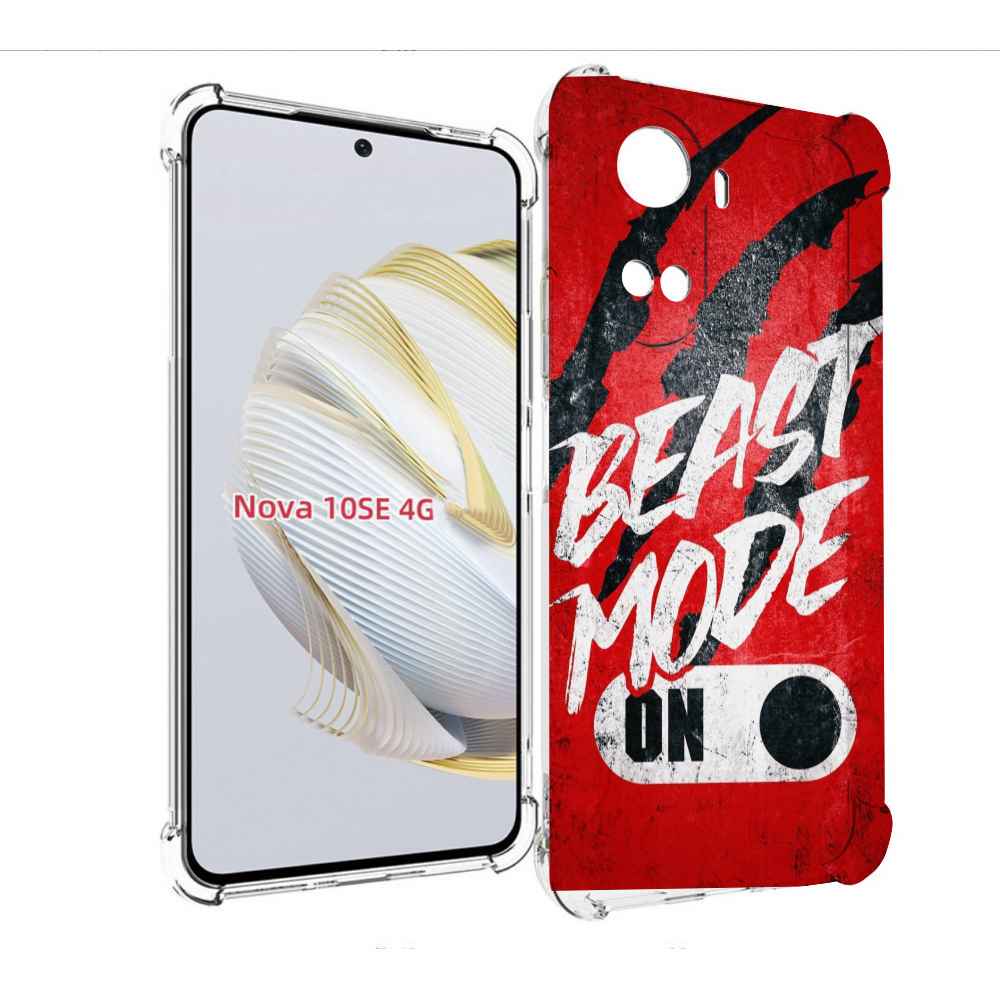

Чехол MyPads BEAST inside You для Huawei Nova 10 SE, Прозрачный, Tocco