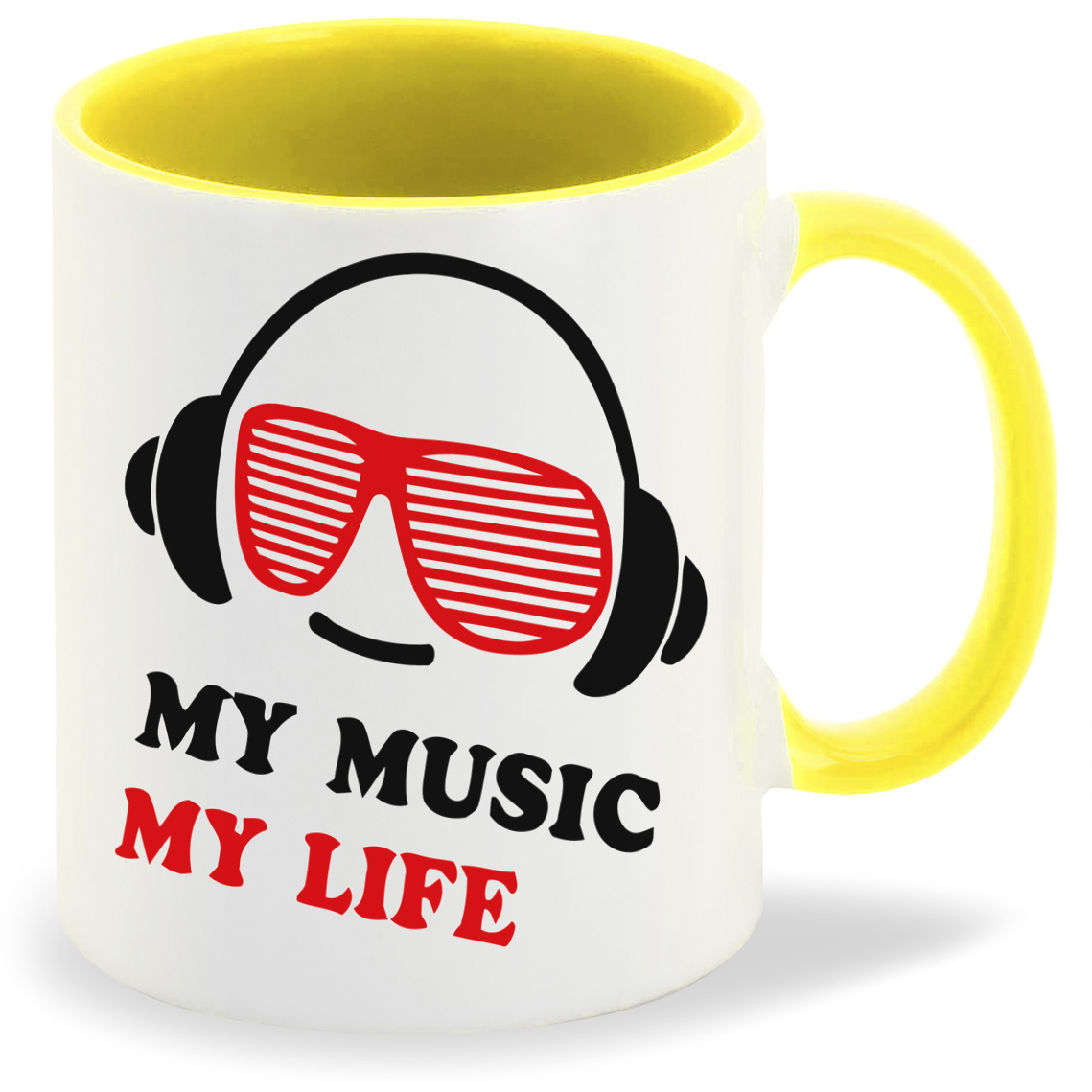

Кружка CoolPodarok My music My life Моя музыка моя жизнь