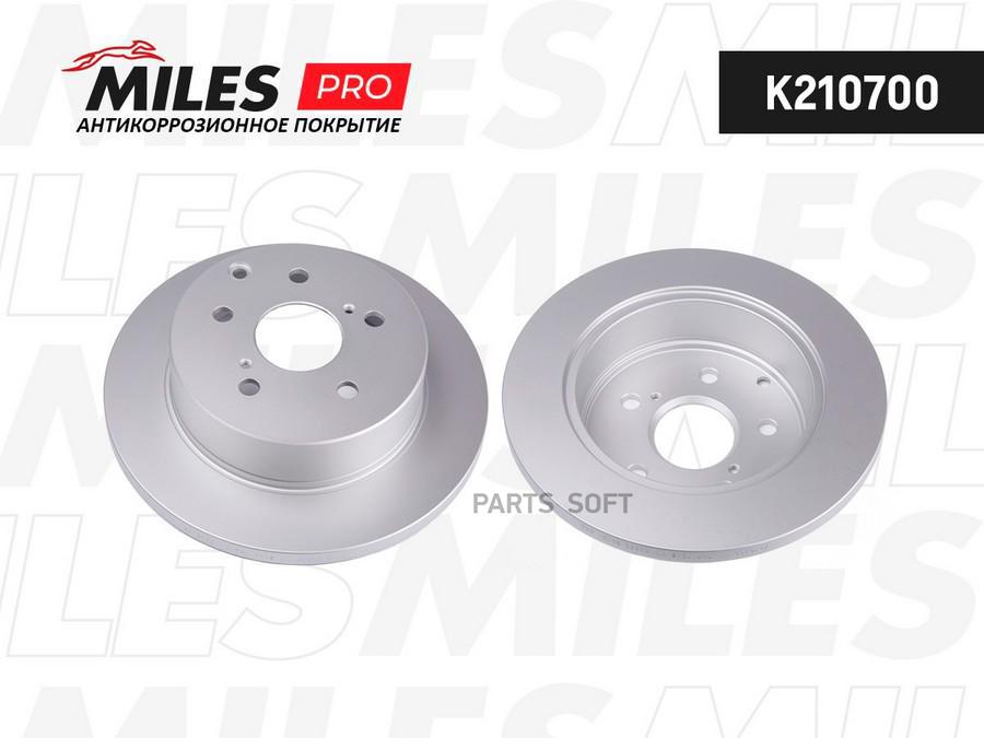 

Диск Тормозной Toyota Rav 4 Iii 06- Задний D 281Мм. С Покрытием 1шт Miles K210700