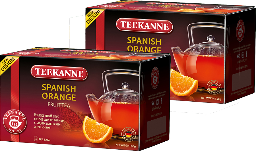 Чайный напиток Teekane Spanish Orange, 2 шт х 20 пак