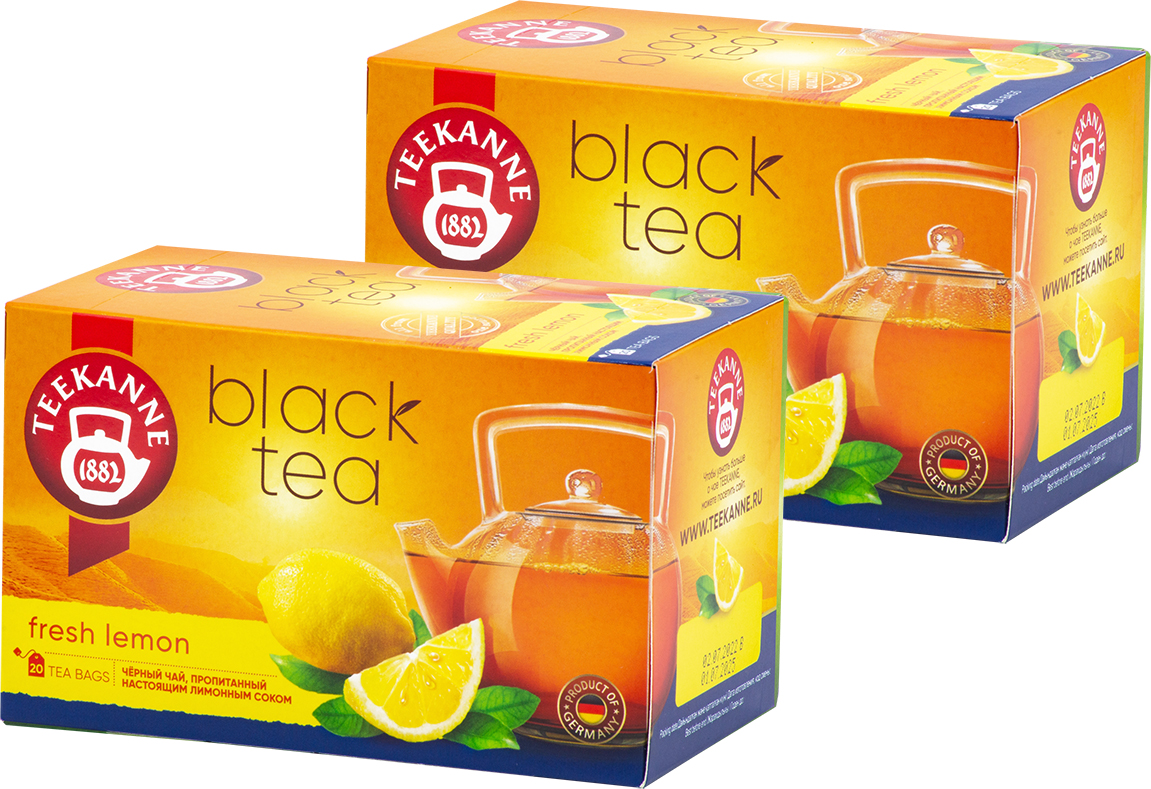 

Чай черный Teekane Fresh Lemon, 2 шт х 20 пак