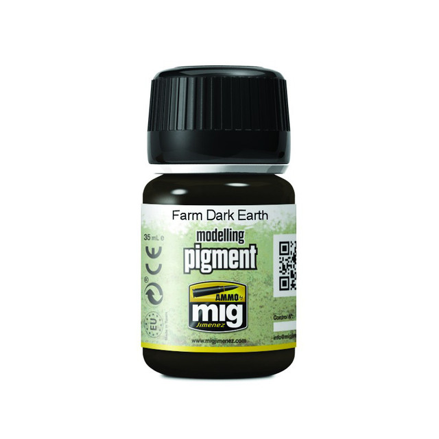 

Пигмент Ammo Mig Фермерская тёмная земля AMIG3027