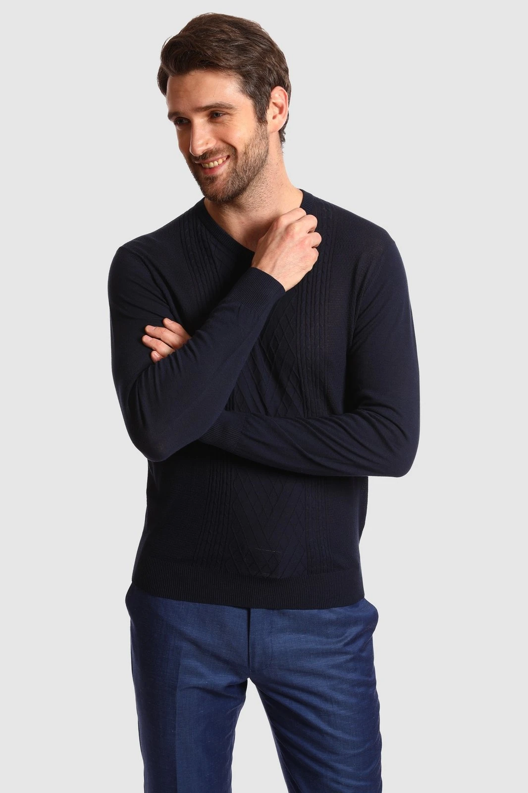 

Джемпер мужской Kanzler 20S-VBL09LS-CT/99 синий S, 20S-VBL09LS-CT/99