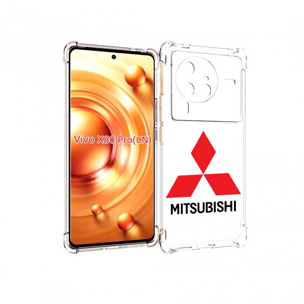 

Чехол MyPads Mitsubishi 3 для Vivo X80 Pro, Прозрачный, Tocco