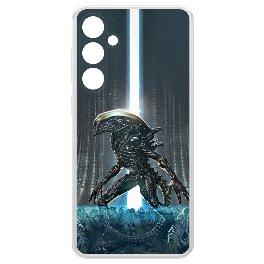 

Чехол-накладка Krutoff Clear Case Чужой. Тревога для Samsung Galaxy S23 FE, Прозрачный