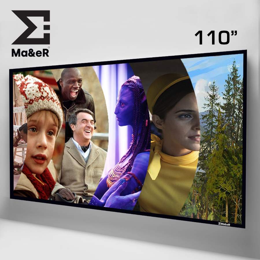 

Экран для проектора Ma&eR ALR UST (стационарный, 16:9, 110"), Серый, ALR UST