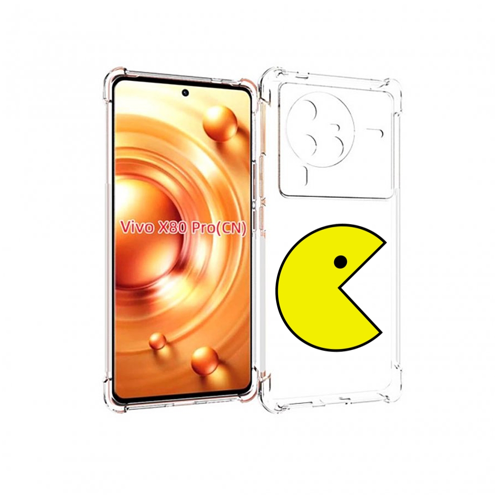 

Чехол MyPads pacman-пекмен для Vivo X80 Pro, Прозрачный, Tocco