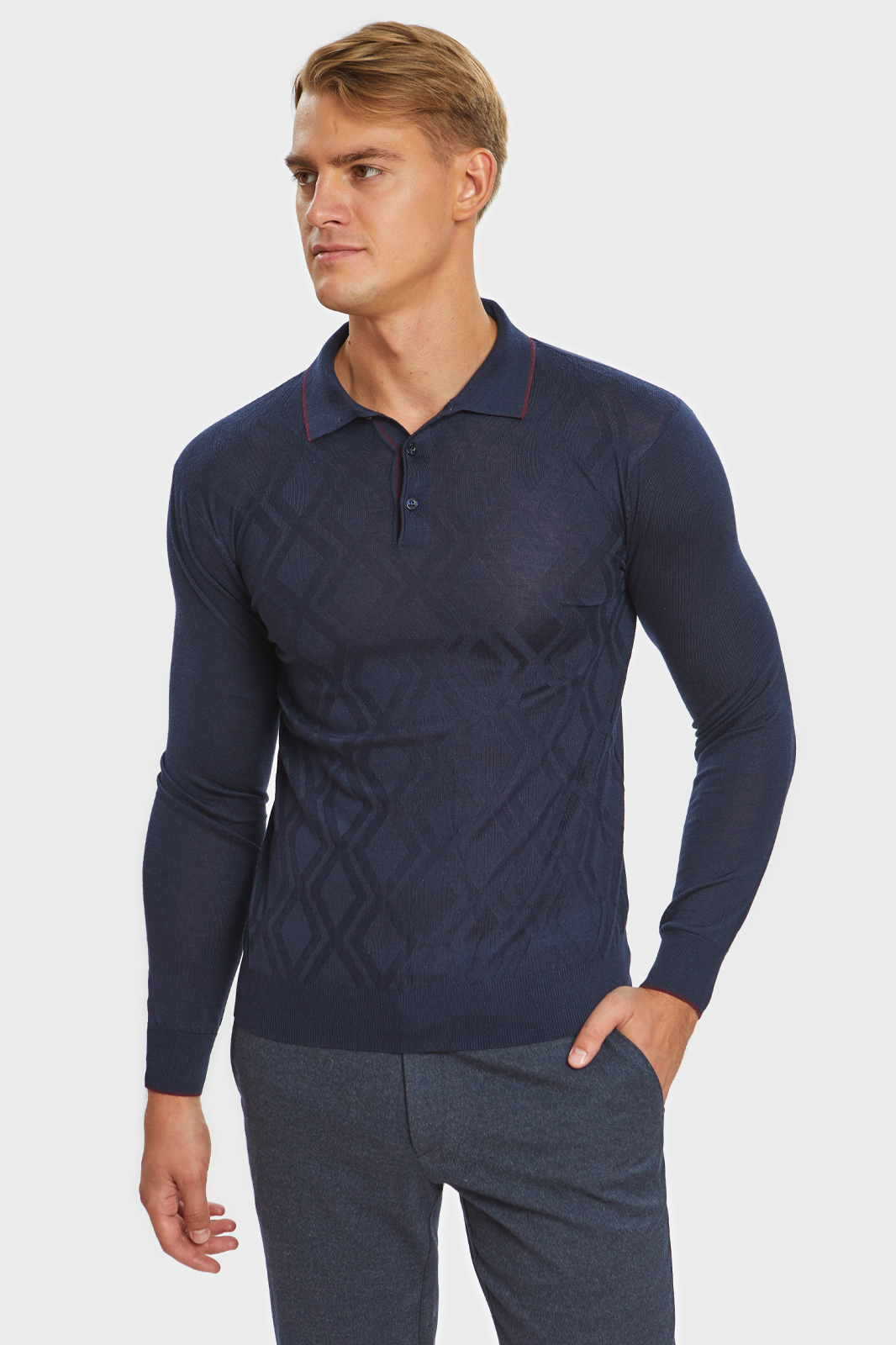 

Пуловер мужской Kanzler 2A-611WT-0405-15 синий S, 2A-611WT-0405-15