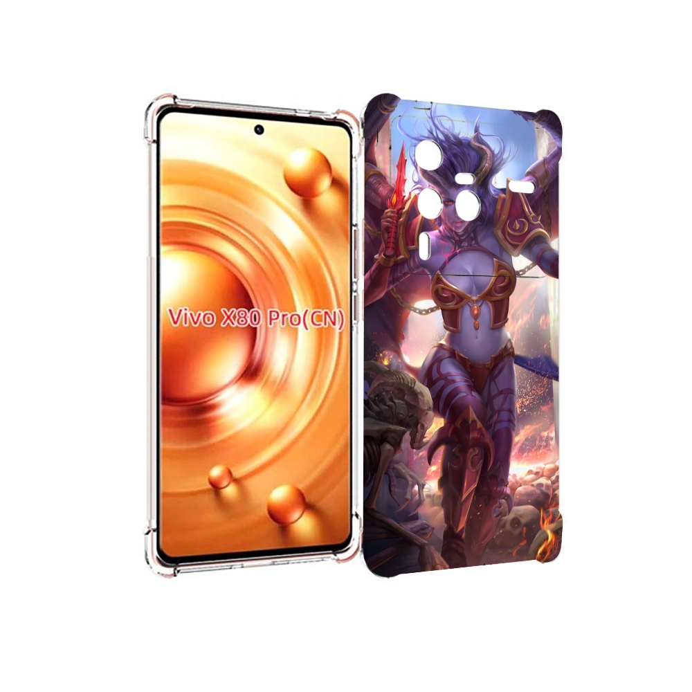 

Чехол MyPads queen of pain dota 2 для Vivo X80 Pro, Прозрачный, Tocco
