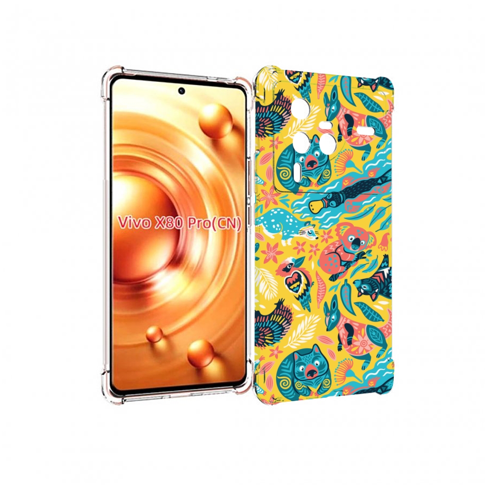 

Чехол MyPads seamless-pattern для Vivo X80 PRO, Прозрачный, Tocco