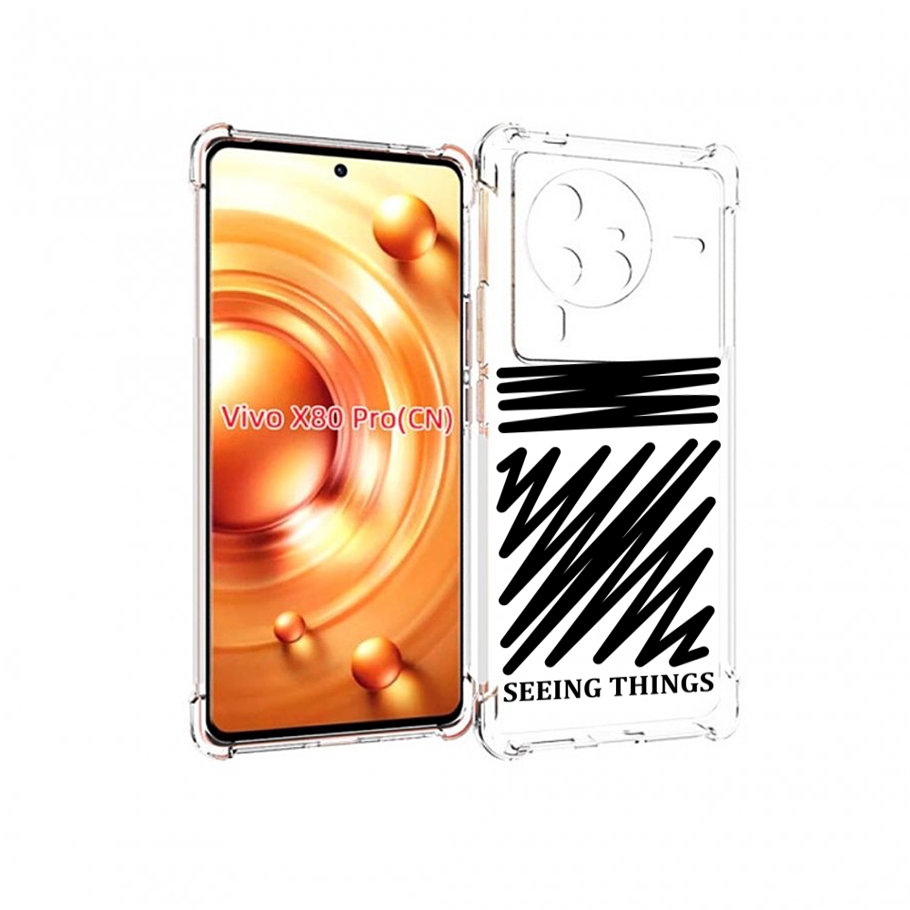 

Чехол MyPads seeing-things для Vivo X80 Pro, Прозрачный, Tocco
