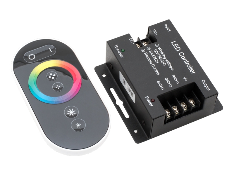 фото Контроллер swgroup led controller touch deluce 12/24v 24a rf-rgb-s-24a 00000000936