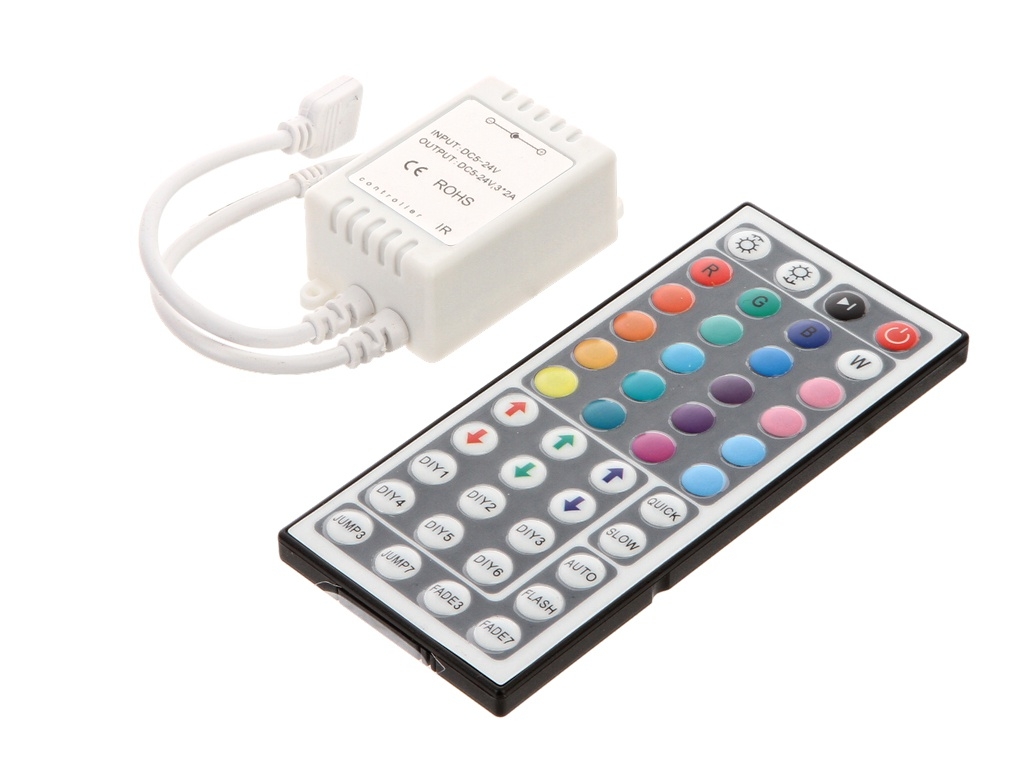 

Контроллер SWGroup LED MIX RGB 72W 12V/24V IR-RGB-24-6A 000932