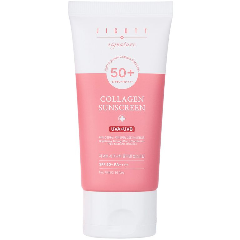 Крем для лица Jigott солнцезащитный Signature Collagen Sunscreen 70 мл 480₽