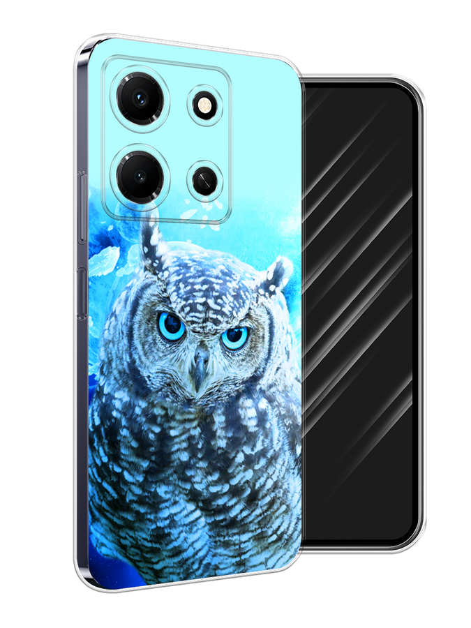 

Чехол Awog на Infinix Note 30i "Сова арт 7", Синий;голубой, 3104350-1