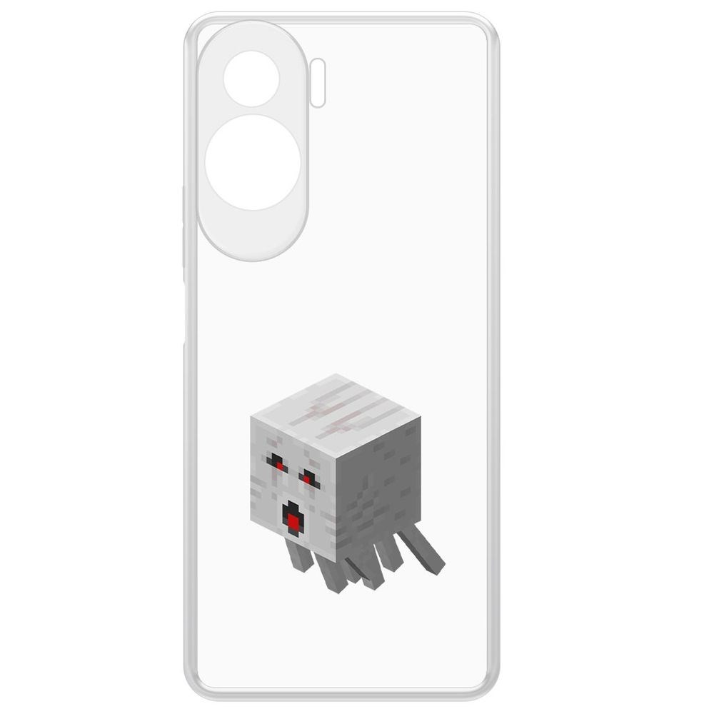 

Чехол-накладка Krutoff Clear Case Minecraft-Гаст для Honor X50i, Прозрачный