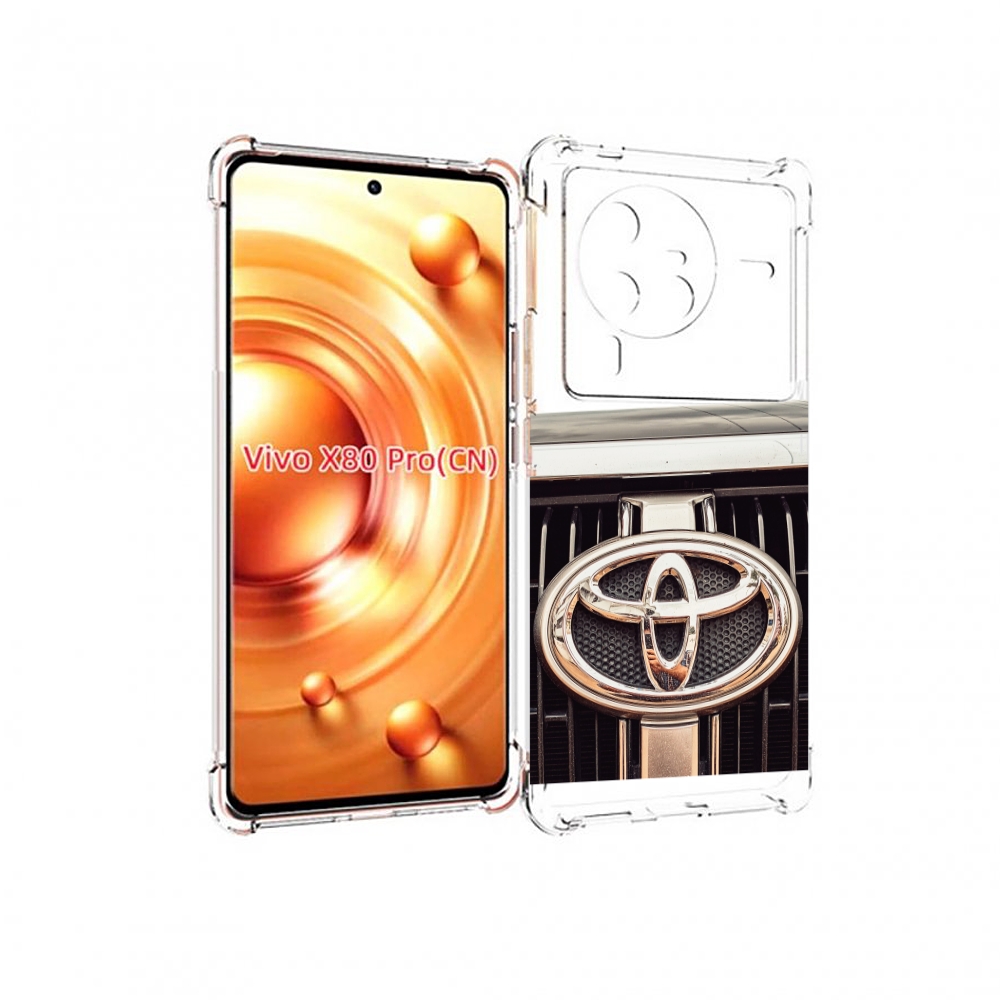 

Чехол MyPads Toyota 3 для Vivo X80 Pro, Прозрачный, Tocco