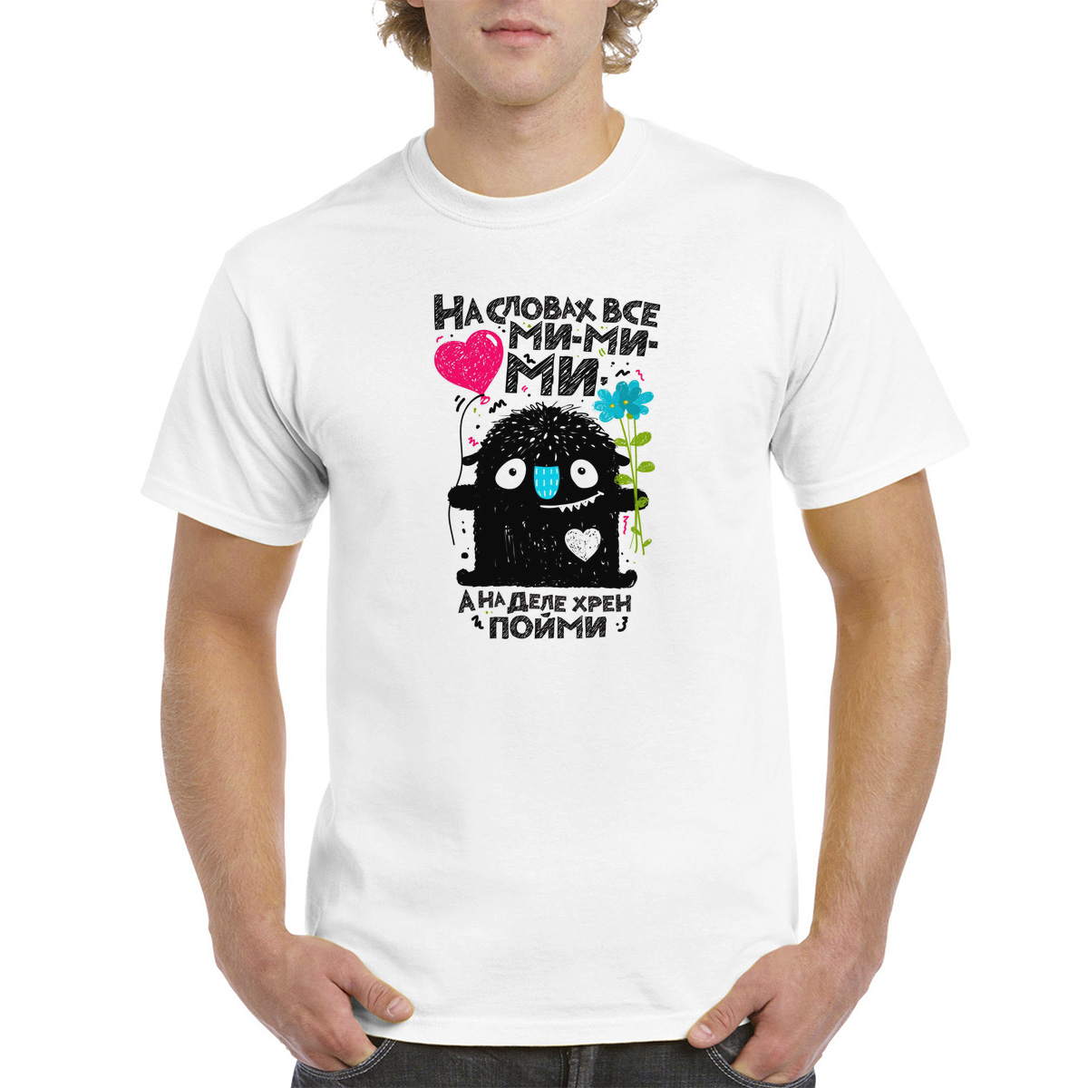 

Футболка унисекс CoolPodarok 6M043911 белая 46 RU, Белый, 6M043911