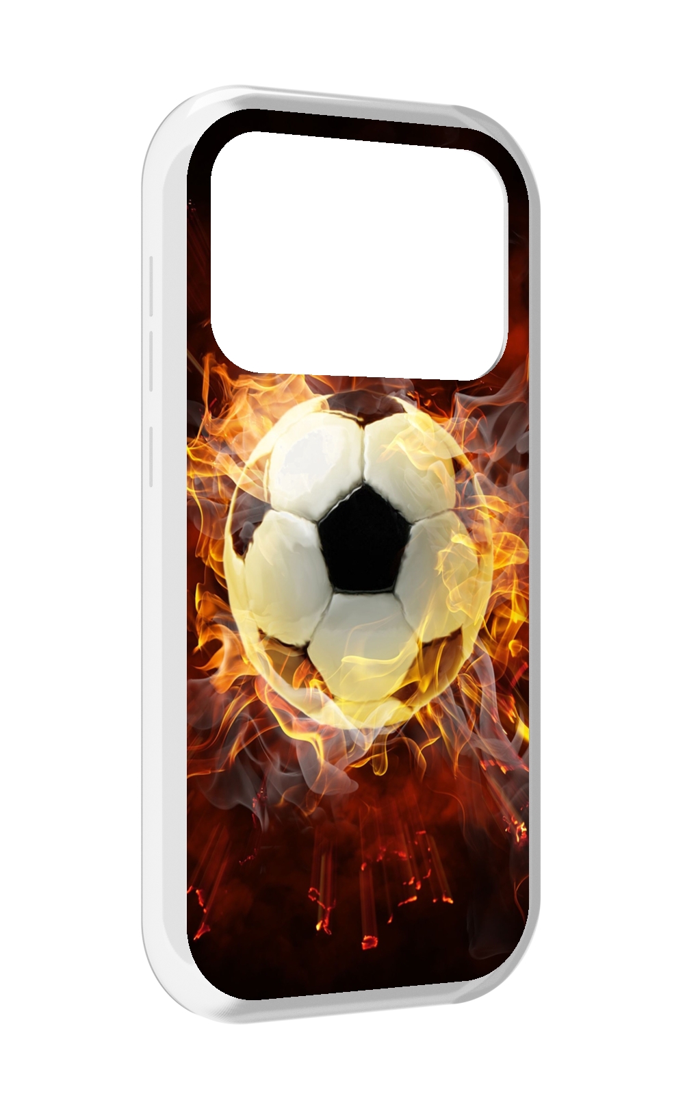 

Чехол MyPads Огненный-мяч для Oukitel F150 Air1 Pro / F150 Air1, Прозрачный, Tocco