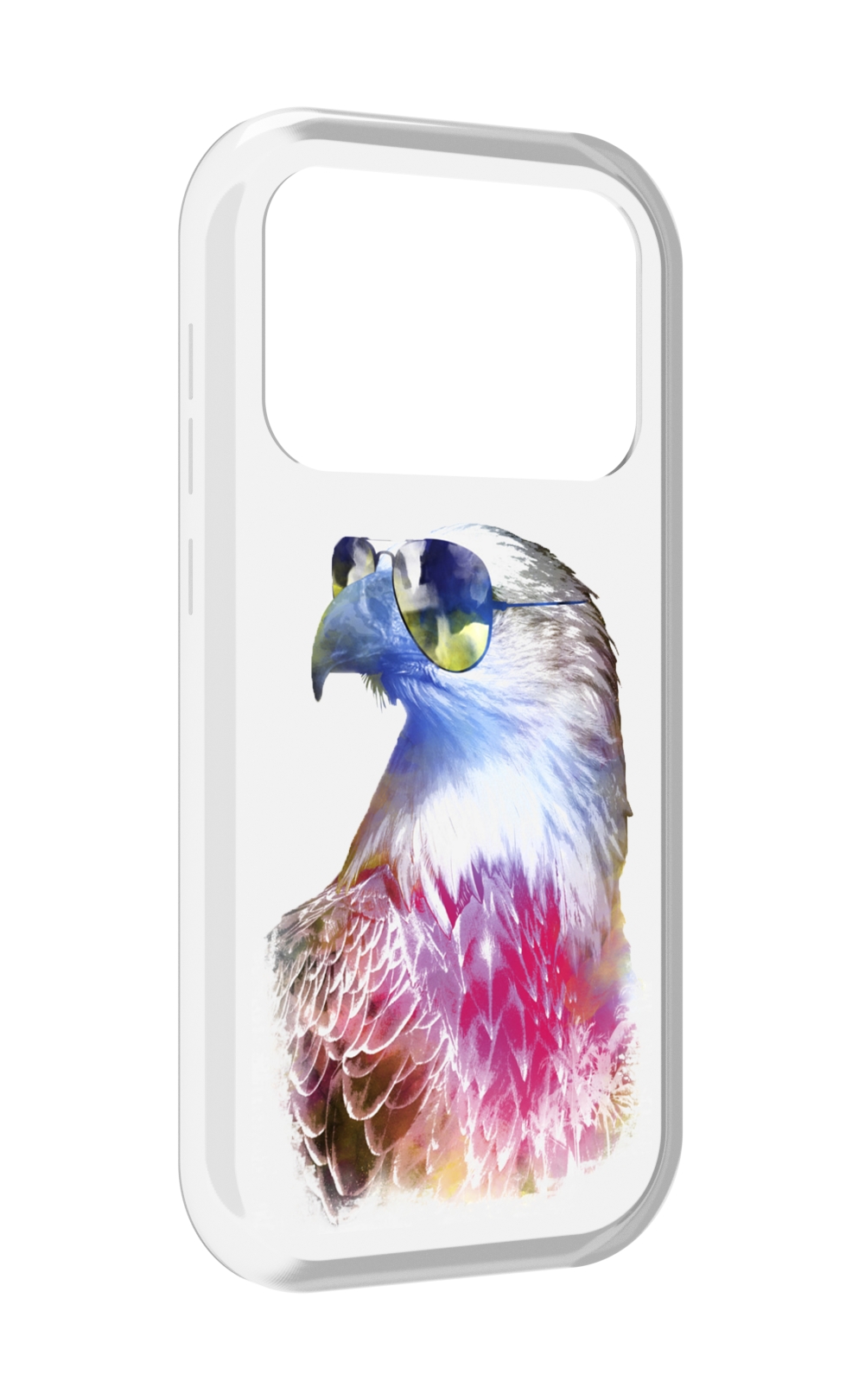 

Чехол MyPads Орел в очках для Oukitel F150 Air1 Pro / F150 Air1, Прозрачный, Tocco