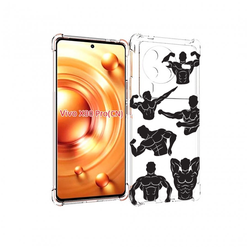 

Чехол MyPads Атлет мужской для Vivo X80 PRO, Прозрачный, Tocco
