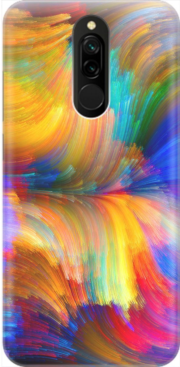 

Силиконовый чехол на Xiaomi Redmi 8 "Акварельное небо", Желтый;фиолетовый, 2047