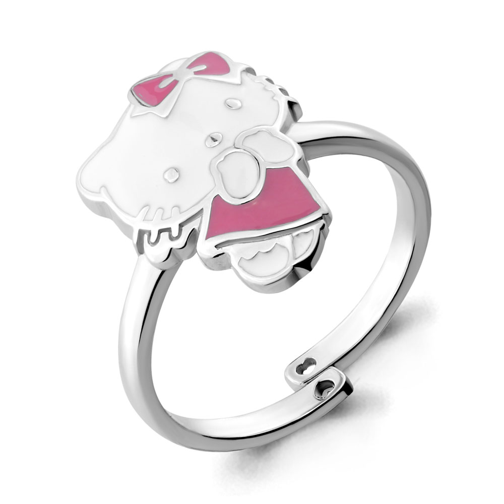 

Кольцо из серебра с эмалью р. 15,5 Aquamarine 54631_925_р, 54631_925_р