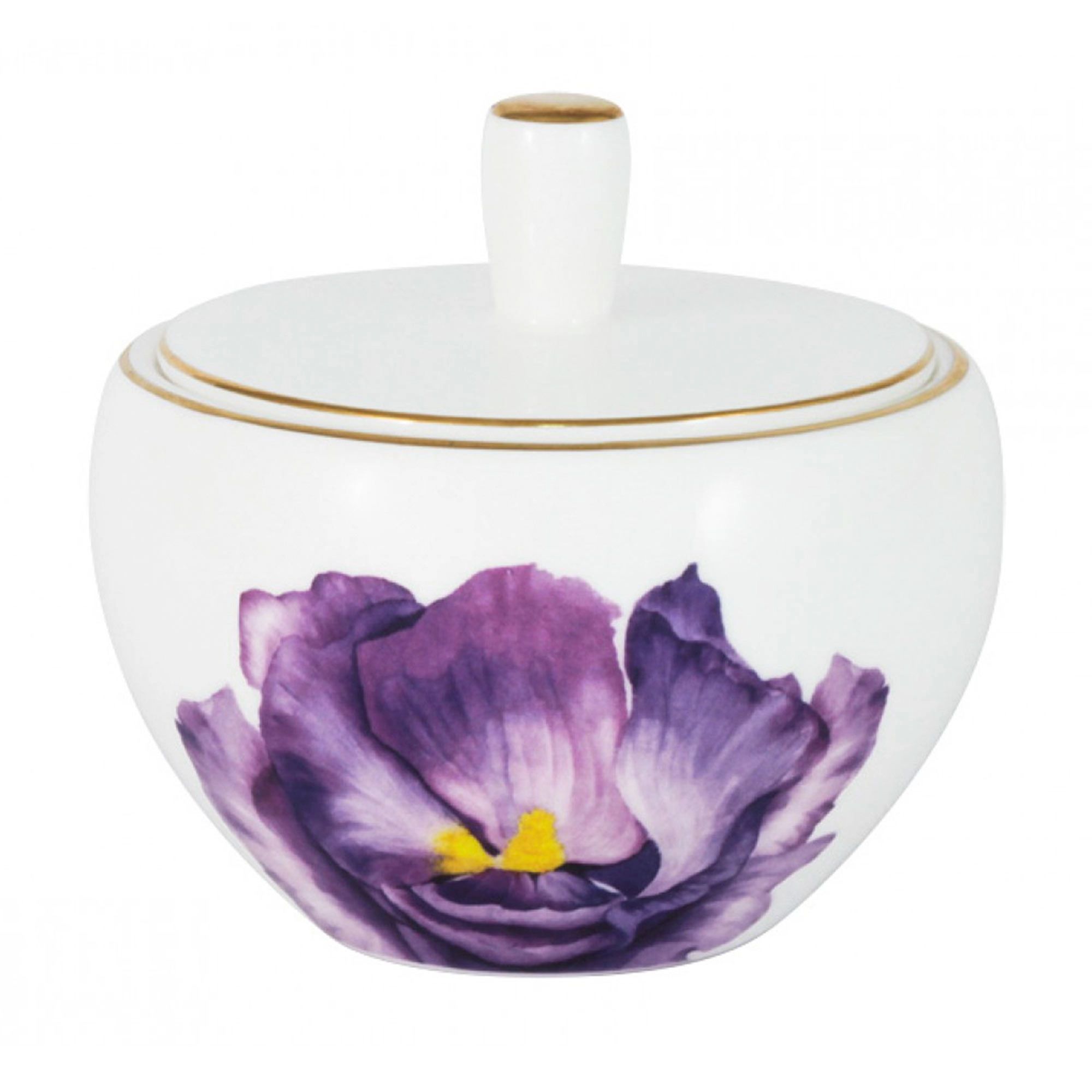 

Сахарница Anna Lafarg Emily Iris Flowers 250 мл, Белый;фиолетовый
