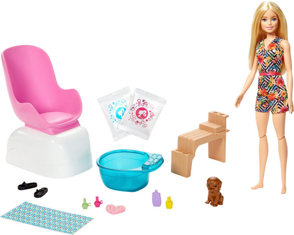 

Игровой набор для маникюра/педикюра Barbie Игра с модой
