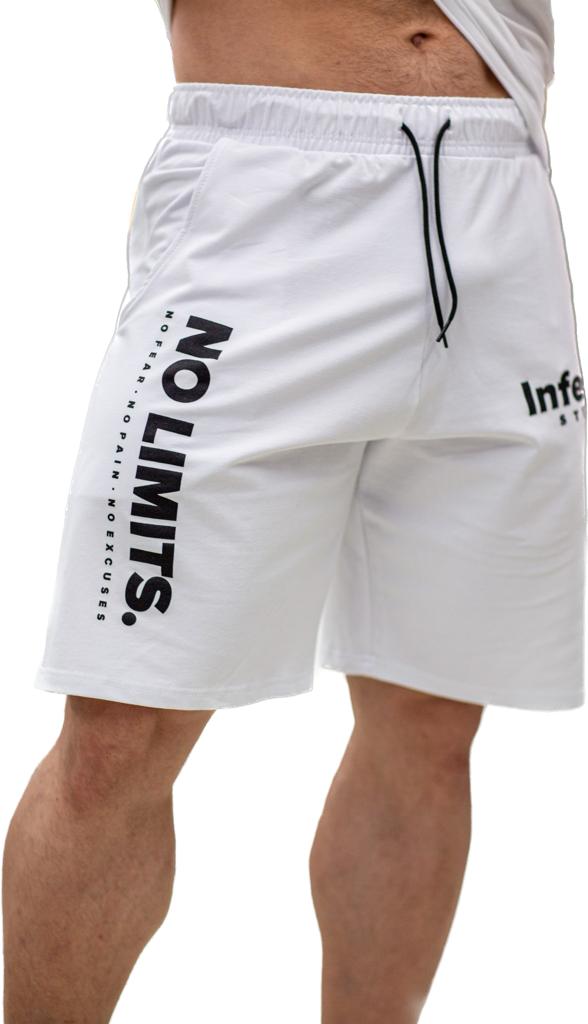 Трикотажные шорты мужские INFERNO style Ш-001-003 белые S