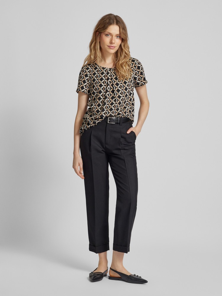 Блуза женская sOliver 2151148 коричневая 38 EU 11953₽