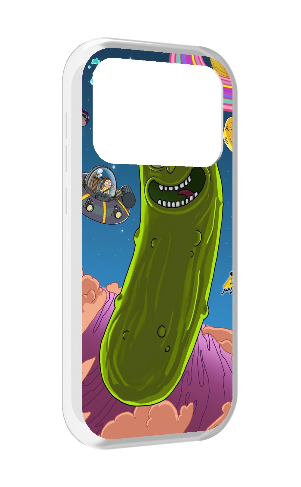 

Чехол MyPads Рик огурец для Oukitel F150 Air1 Pro / F150 Air1, Прозрачный, Tocco