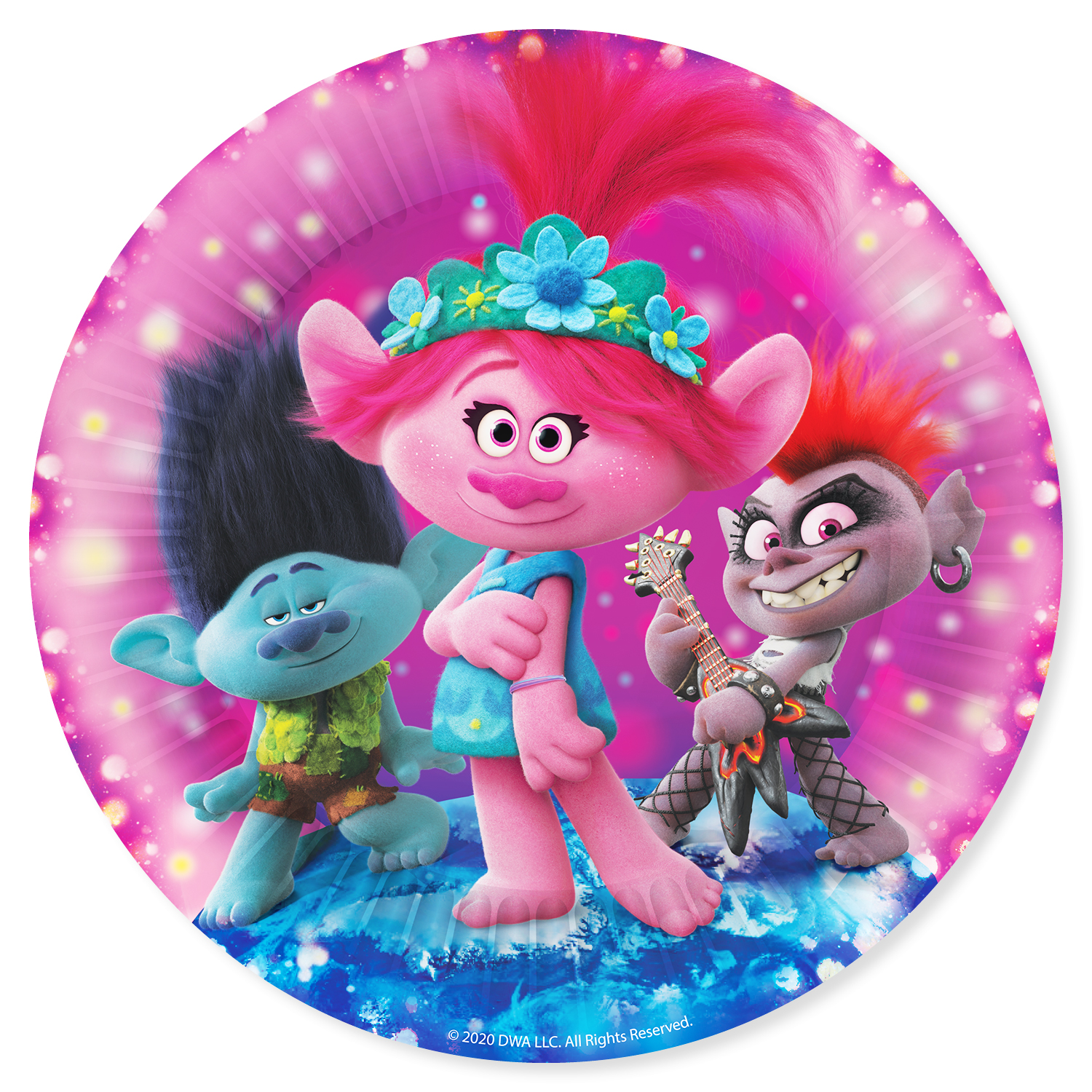 Набор тарелок ND Play Trolls 18 см