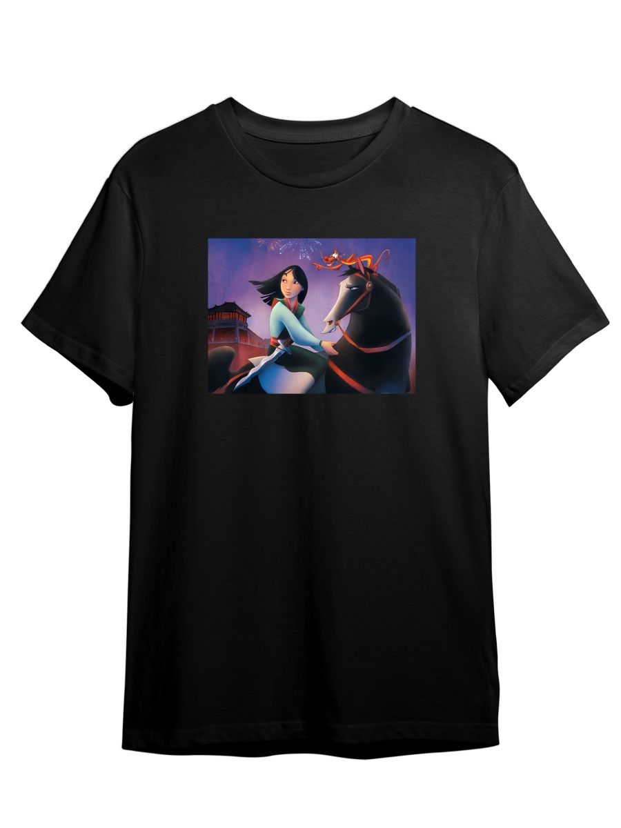 

Футболка унисекс Каждому Своё Мулан/Mulan/Мультфильм MUML5 черная 4XL, "Мулан/Mulan/Мультфильм" MUML5