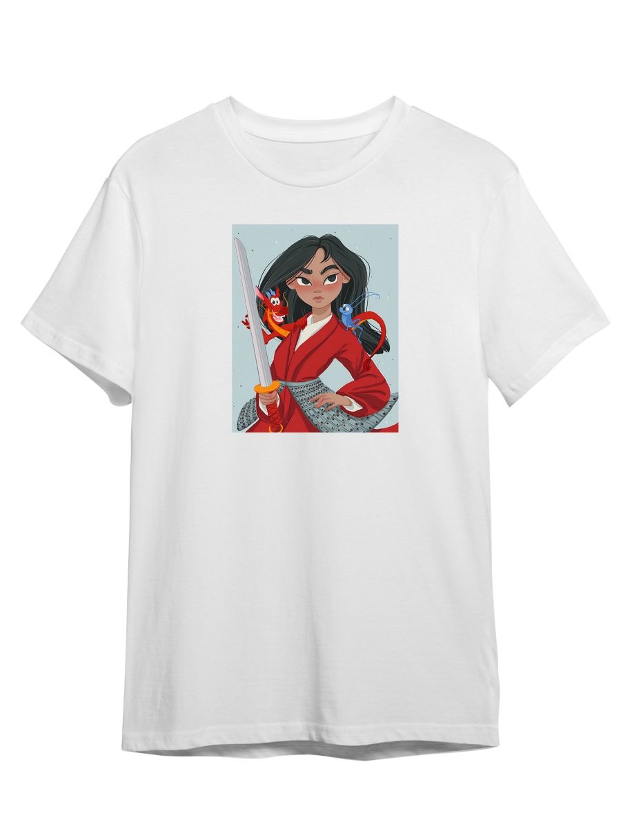 

Футболка унисекс Каждому Своё Мулан/Mulan/Мультфильм MUML6 белая XL, Белый, "Мулан/Mulan/Мультфильм" MUML6
