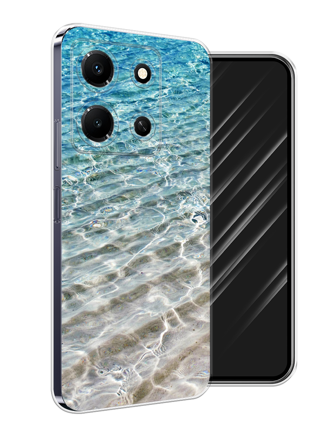 

Чехол Awog на Infinix Note 30i "Волны 10", Бирюзовый, 3104350-4