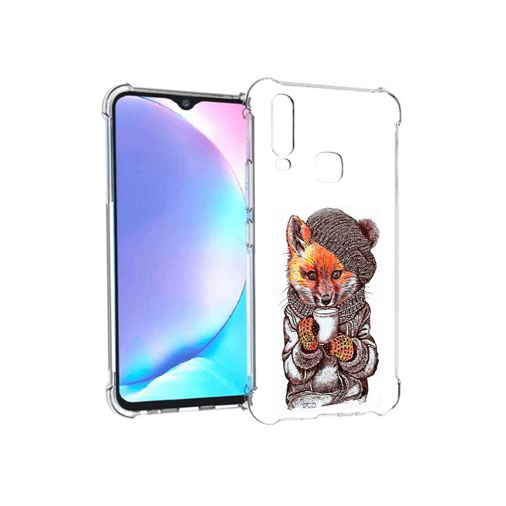 

Чехол MyPads Tocco для Vivo Y17 лиса в шапке (PT136369.382.437), Tocco