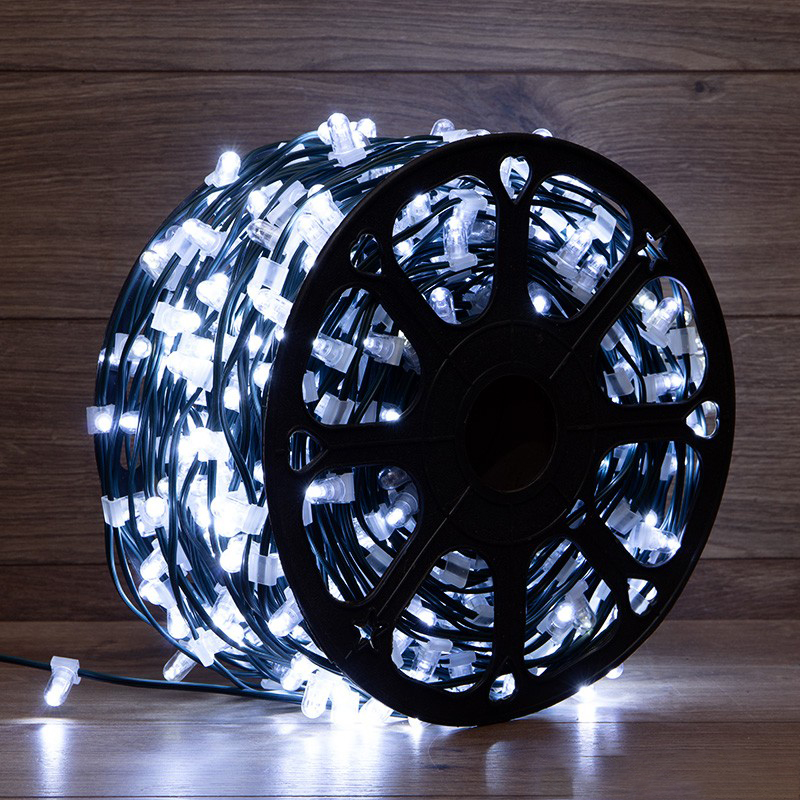 фото Гирлянда "led cliplight" 12v 150 мм, цвет диодов белый, flashing (белый) neon-night