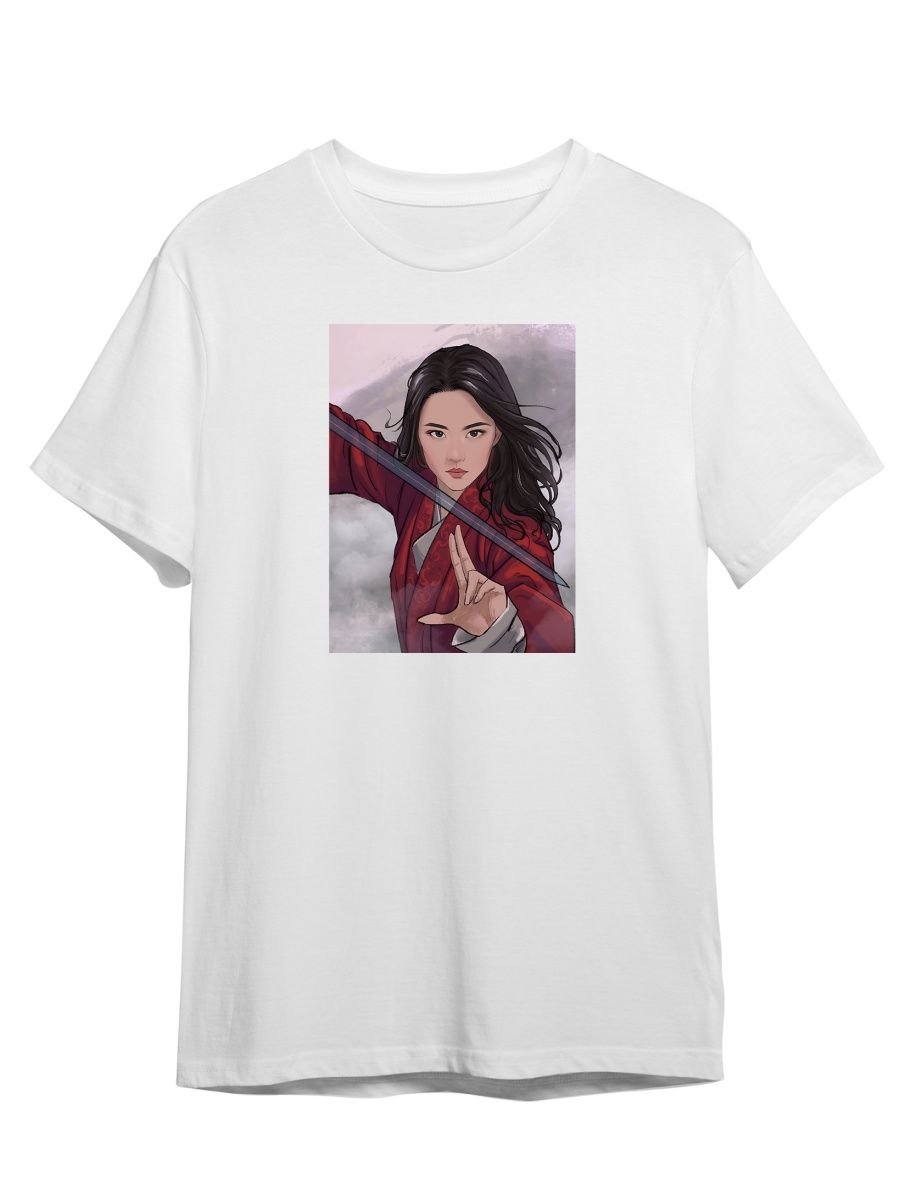 

Футболка унисекс Каждому Своё Мулан/Mulan/Мультфильм MUML7 белая 5XL, "Мулан/Mulan/Мультфильм" MUML7