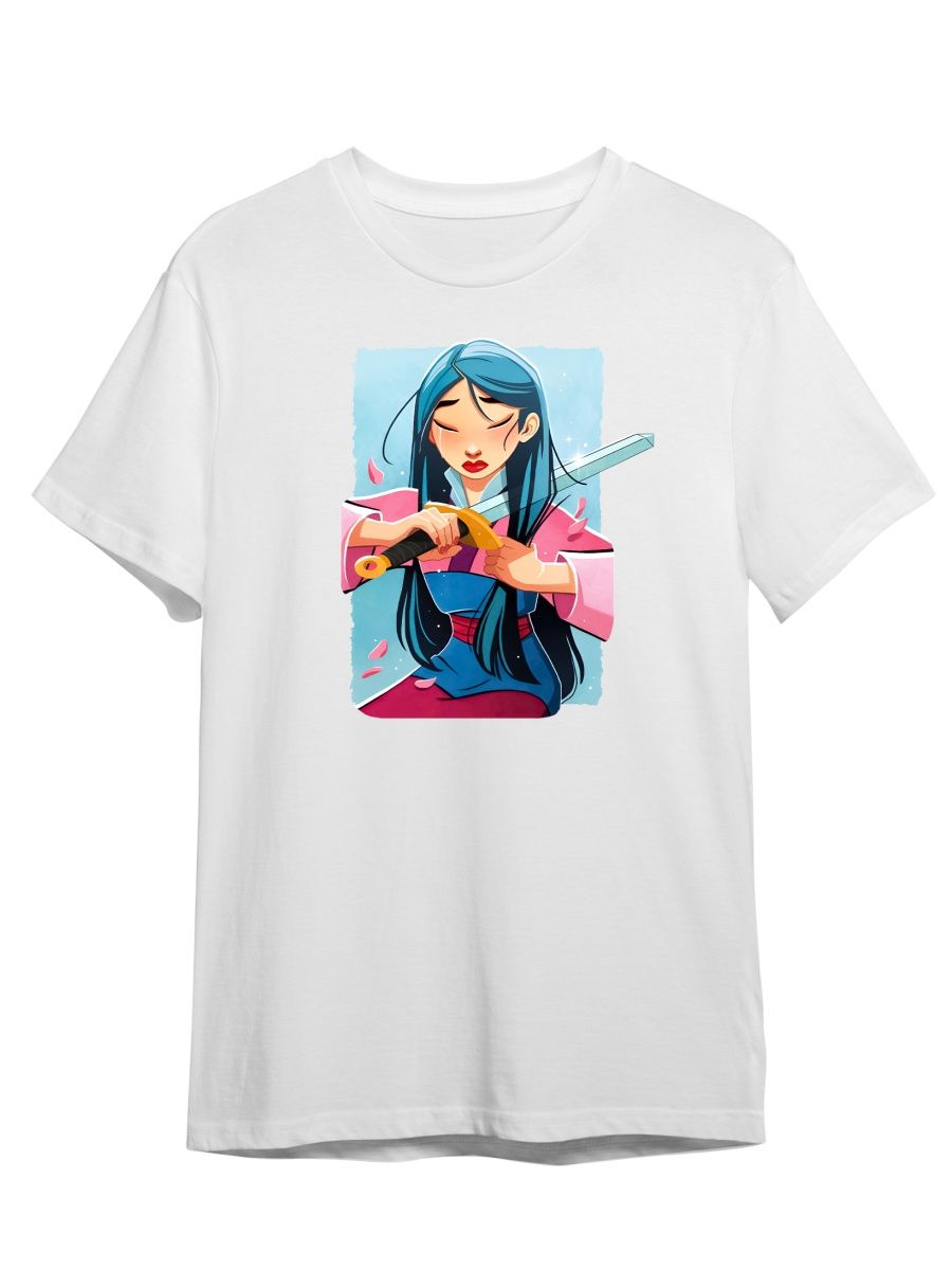 

Футболка унисекс Каждому Своё Мулан/Mulan/Мультфильм MUML9 белая XL, Белый, "Мулан/Mulan/Мультфильм" MUML9