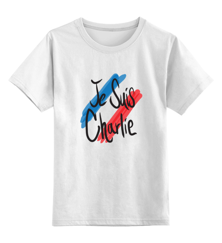 

Футболка детская Printio Je suis charlie (я шарли) цв. белый р. 164, Je suis charlie (я шарли)