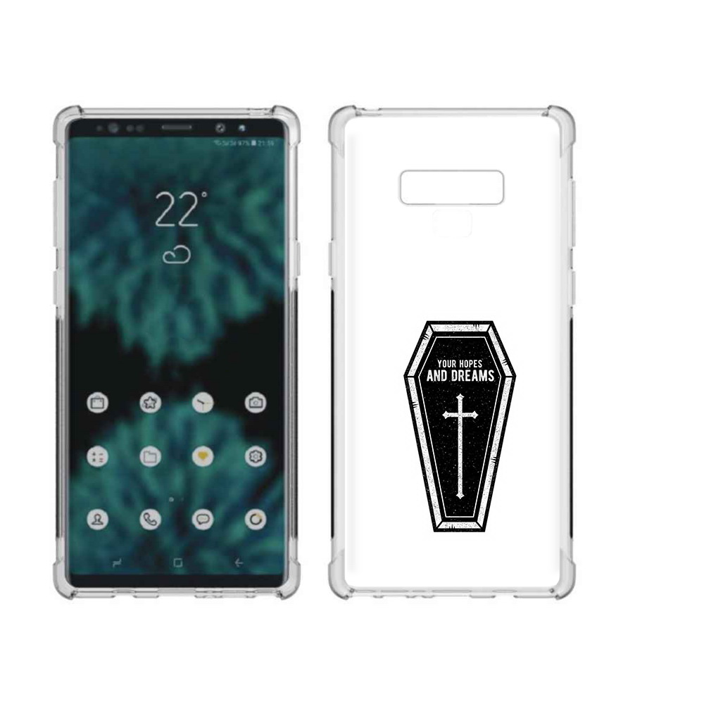 

Чехол MyPads Tocco для Samsung Galaxy Note 9 гроб с мечтами (PT115235.598.299), Прозрачный, Tocco